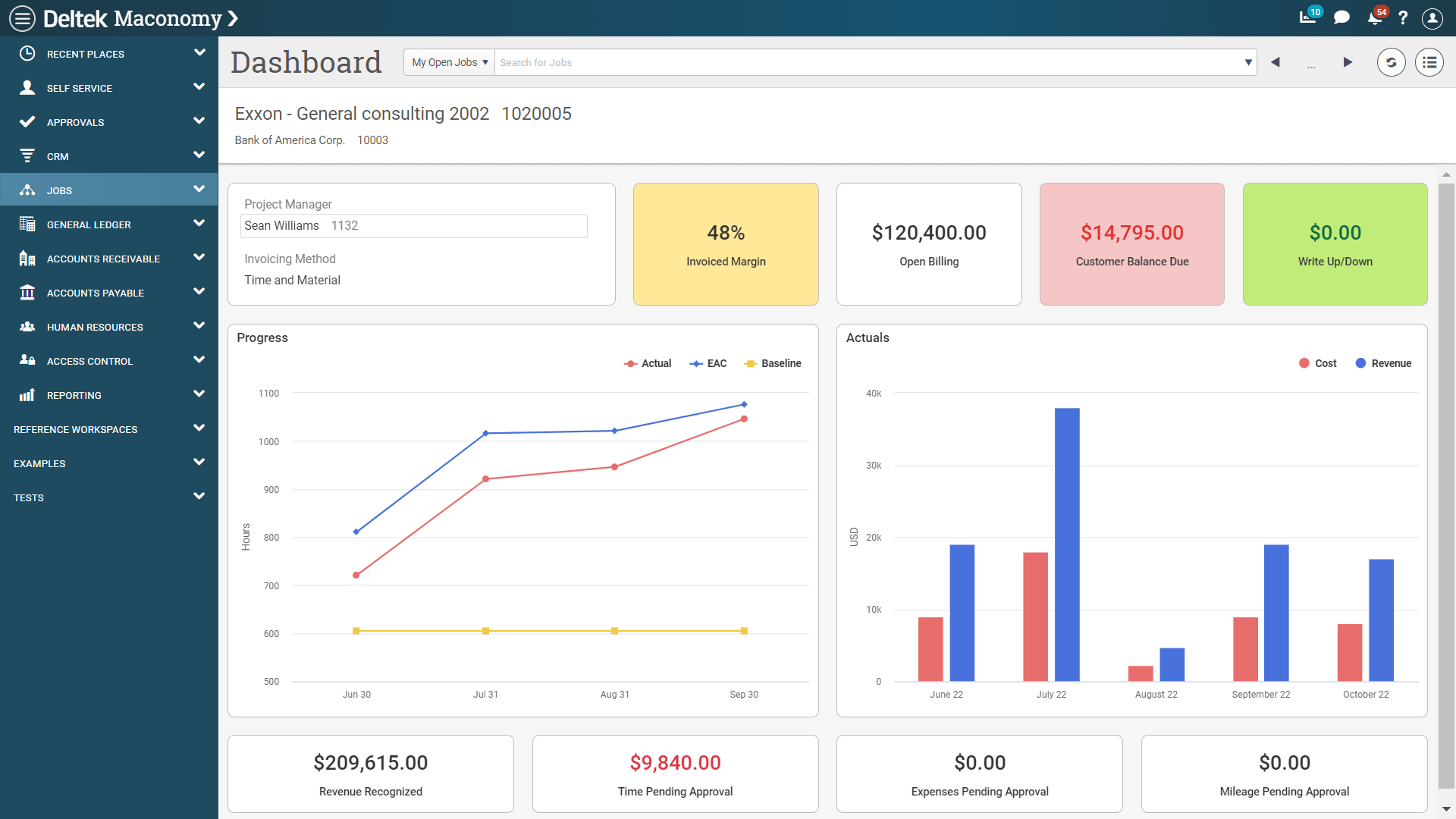 Maconomy Modern User Interface